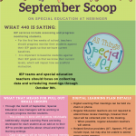 September Scoop on Special Ed